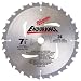 Milwaukee 48-40-4120 Endurance 7-1/4-Inch 24 Tooth ATB Thin Kerf Crosscutting and Ripping Saw Blade with 5/8-Inch and Diamond Knockout Arbor