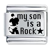 My Son Is Rock Star Italian Charms Bracelet Link