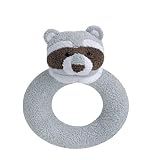 Angel Dear Ring Rattle, Grey Raccoon