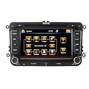 Budget  Rupse Car Indash DVD GPS Navigation Player With 7 Inch Digital HD Touch Screen RDS tooth iPod Control For VW Series New BORA / Passat B6/B7 / Golf 5