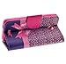 HTC Desire 512 Case, HTC Desire 510 Case, Magnetic Leather Flip Wallet Pouch HTC Desire 510, Slim Folio Case with Kickstand, 2 Credit Card Slot Wallet Pouch (HOT Pink Cheetah Bow)