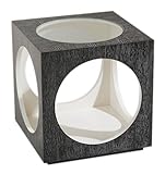 IMAGE OF Global Views Charmed Circle Table, Limed Ebony and Ivory