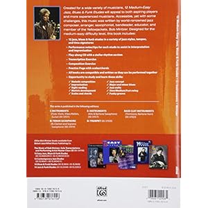 12 Medium-Easy Jazz, Blues & Funk Etudes: E-Flat Instrument, Book & CD (Belwin Play-Along)
