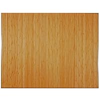 Anji Mountain Bamboo Chairmat and Rug Co. Tri-Fold Bamboo Chairmat, 47-Inch-by-51-Inch, 12mm Thick, Without Lip, Natural