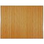 Anji Mountain Bamboo Chairmat & Rug Co. Tri-Fold Bamboo Chairmat, 47-Inch-by-60-Inch, 12mm Thick, No Lip, Natural
