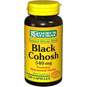 Black Cohosh 540mg - Promotes Menopausal, 100 caps,(Good'n Natural)