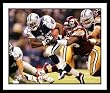 Emmitt Smith Dallas Cowboys NFL Framed 8x10 Photograph Rushing Against the Redskins