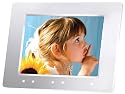 Transcend TS-2GPF810W Digitaler Bilderrahmen (20,3 cm (8 Zoll) Display, 2 GB interner Speicher, Radiofunktion) weiß