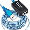 TRIXES 10m USB Active Repeater Extension Cable USB2.0