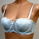 Art-Beau Baby Blue Sheer Convertible Bra #2240 sz 38AA