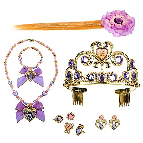 Disney Princess Rapunzel Costume Accessory Set for Girls with Storage