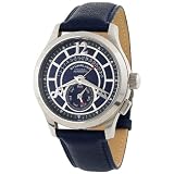 Stuhrling Original Mens 247.3315C6 Classic 'Baily' Automatic Retrograde Rubber Strap Watch 