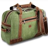 Farmhood Reisetasche M70361 aus Leder Sporttasche Ledertasche Umhaengetasche oliv braun