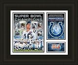 Framed Indianapolis Colts XLI Champions Milestones and Memories
