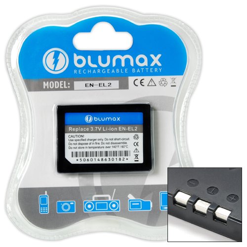 Blumax Li-Ion Ersatzakku f&uuml;r Nikon EN-EL2 (1100 mAh) Preisvergleich