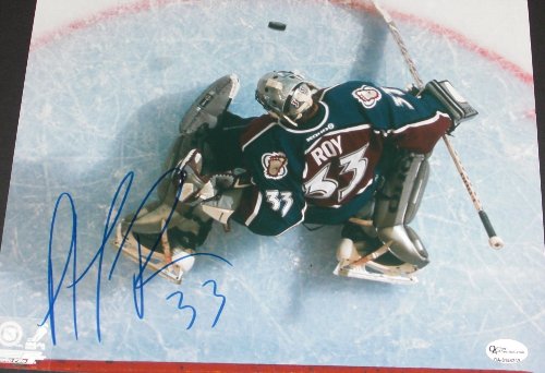 Buy Patrick Roy Autographed Colorado Avalanche 8x10 Action Photo ~ Stanley Cup Champs by No manufacturer
