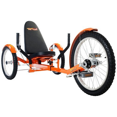 Mobo Triton Pro Three Wheeled Cruiser - Orange