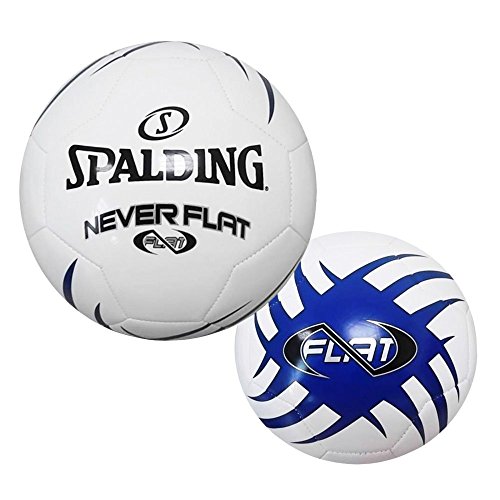 Spalding NeverFlat Soccer Ball - Blue