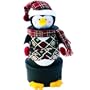 Penguin Stacking Tower - Christmas Holiday Gourmet Food Gift Basket