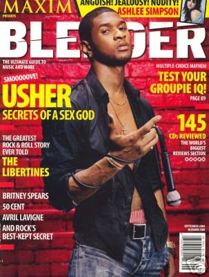 USHER issue---BLENDER MAGAZINE---SEPTEMBER 2004