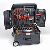 Xcelite TCMB100STW 86-Piece Service Technician Tool Set with Roller Bearing Case