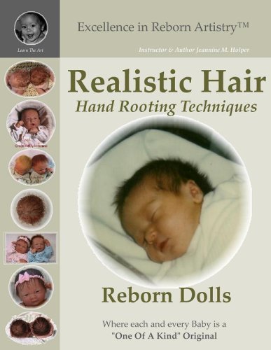 Realistic Hair for Reborn Dolls & Kits: Hand Rooting Techniques Excellence in Reborn Artistry Series