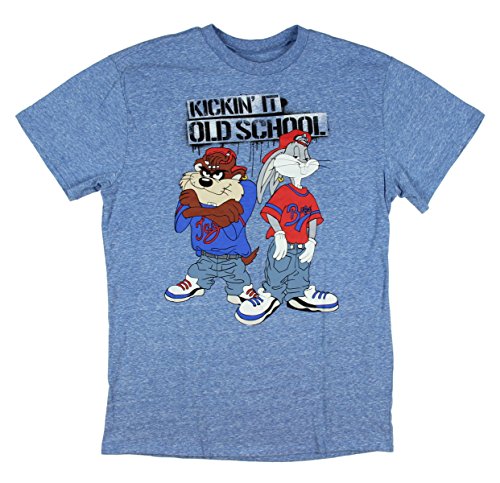Looney Tunes Kickin' It Old School Bugs Bunny Taz Graphic T-Shirt