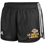 Los Angeles Lakers Women's Black adidas Urban Spray Mesh Shorts