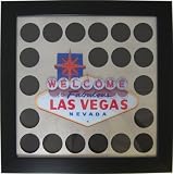 Welcome To Fabulous Las Vegas Full Color 20 Chip Frame