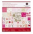 Martha Stewart Crafts Key And Heart Paper Pad, 21 Sheets, 12 by 12 inches