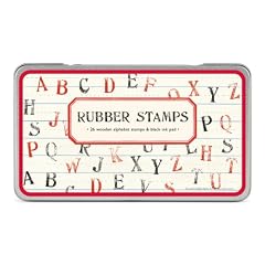 Cavallini Papers Rubber Stamps - Stempelset - Alphabet- Gro�buchstaben