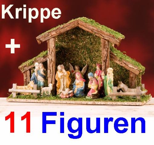 Weihnachtskrippe 12 Teile, Weihnachts