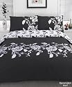Kensington Duvet Cover Set, Black, Double