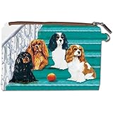1 X Cavalier King Charles Zipper Pouch