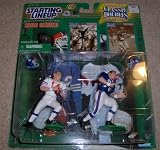 1998 Y.A. Tittle and Sam Huff NFL Classic Doubles Starting Lineup Figures