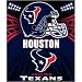 Houston Texans Light Weight Fleece NFL Blanket (Shadow Series) by Northwest (50x60)
