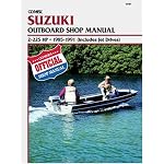 Clymer Suzuki Outboard Shop Manual, 2-225 Hp, 1985-1991 (Includes Jet Drives) book cover
