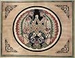 Celtic Lovers Tan Indian Bedspread, Twin Size