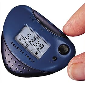 Sharper Image Talking Pedometer with Music and Clock (EB300)
