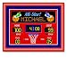 Game On Large Basketball Red Personalized Print