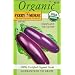 Ferry-Morse 3053 Organic Eggplant Seeds, Early Long Purple (500 Milligram Packet)