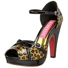 Bordello By Pleaser Women's Cheetah-06G Peep Toe Pump