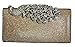 Chicastic Mesh Rhinestone Peacock Hard Box Wedding Cocktail Clutch Purse