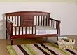 Elizabeth II Convertible Toddler Bed In Cherry Finish By Da Vinci Baby Furniture