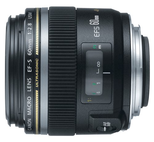 Canon EF-S 60mm f/2.8 Macro USM Digital SLR Lens for EOS Digital SLR Cameras