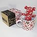 SYNC - [Heart Red] Stuffed Bear Mug (3.3 inch height)