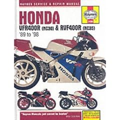 Honda VFR400 and RVF400 V-fours, 1989-98 (Haynes Service and Repair Manuals)