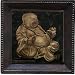 Laughing Buddha Ambiance Coaster Set - Bronze