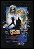Star Wars Episode Vi Return Jedi Skywalker Art Black Wood-Mounted Poster Print - 24 X 36