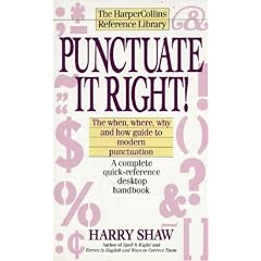 Punctuate It Right! (Harpercollins Reference Library)